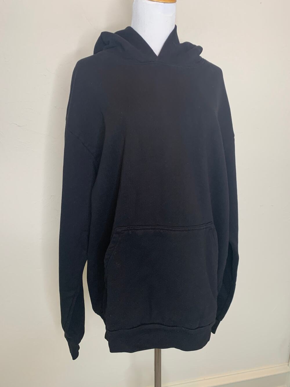 Nwot Talentless Black Hoodie Sz Large Heavy Cotton